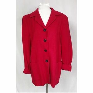 Anne Freedberg Red Coat M